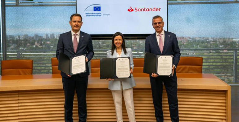 El Grupo BEI y Santander movilizarán 1.430 millones para impulsar la financiación de pymes y midcaps españolas