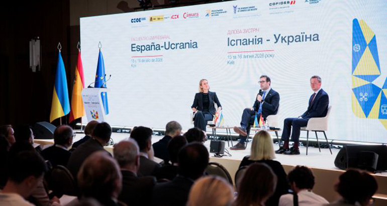 España impulsa un encuentro empresarial para acercar a las empresas españolas a los proyectos de reconstrucción de Ucrania