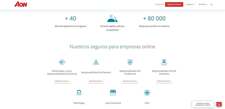 Aon lanza una plataforma digital de seguros para pymes en España